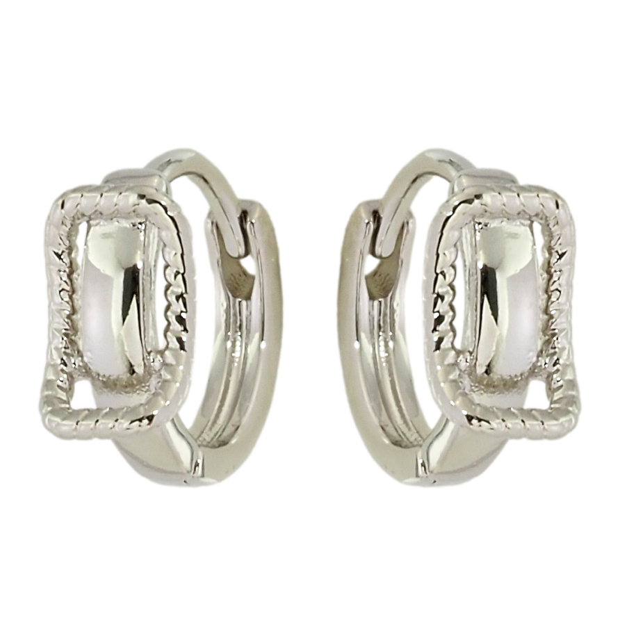 Серьги Xuping Родий колечки Ремешки фото №1 Серьги Xuping Родий колечки Ремешки фото №1