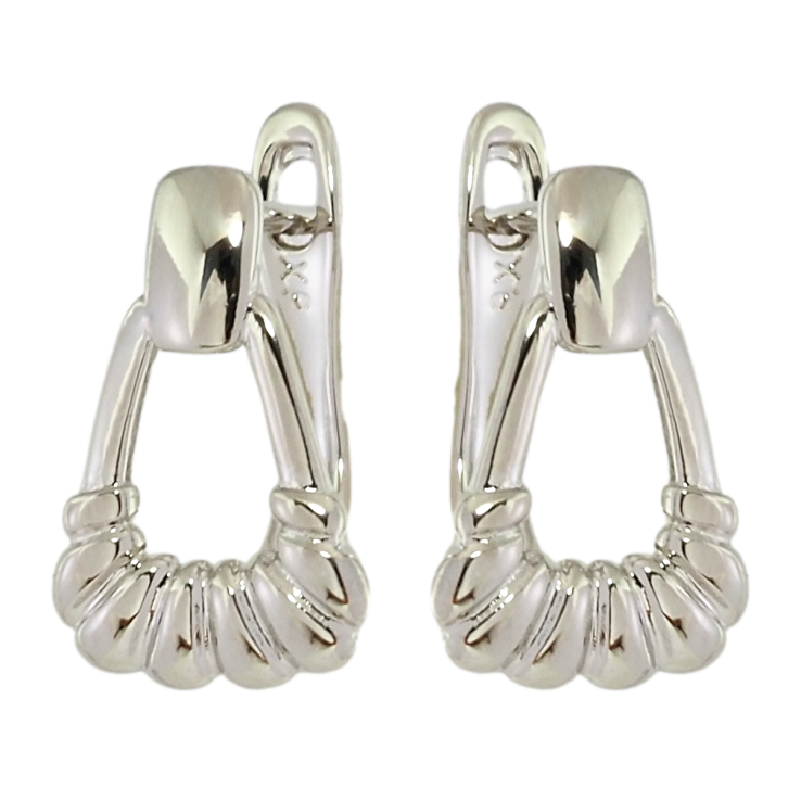 Серьги Xuping Родий английский замок Декоративный узор фото №20