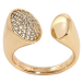 Кольцо Xuping Позолота 18K Инкрустация цирконием фото №1 Кольцо Xuping Позолота 18K Инкрустация цирконием фото №1