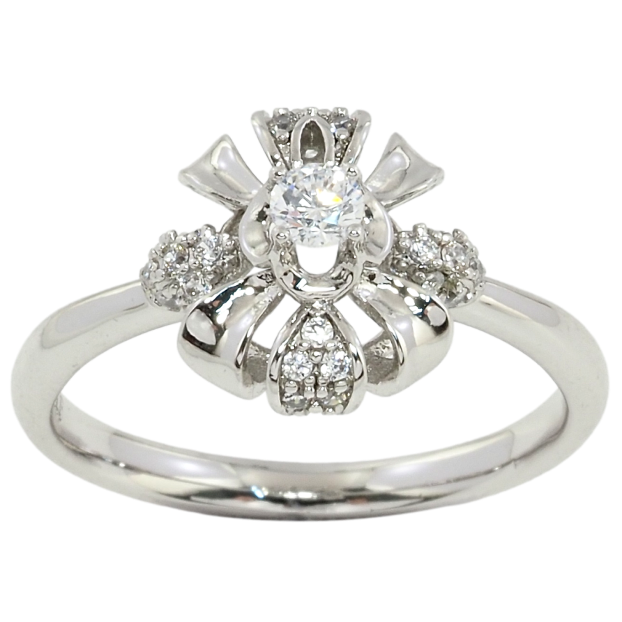 Каблучка Xuping Родій Декоративна квітка з цирконієм фото №1