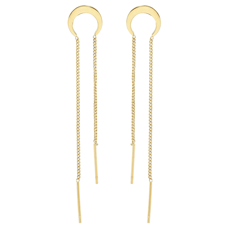 Сережки Xuping TTM Stainless Steel колір 14K пусети Декоративні підвіски фото №7