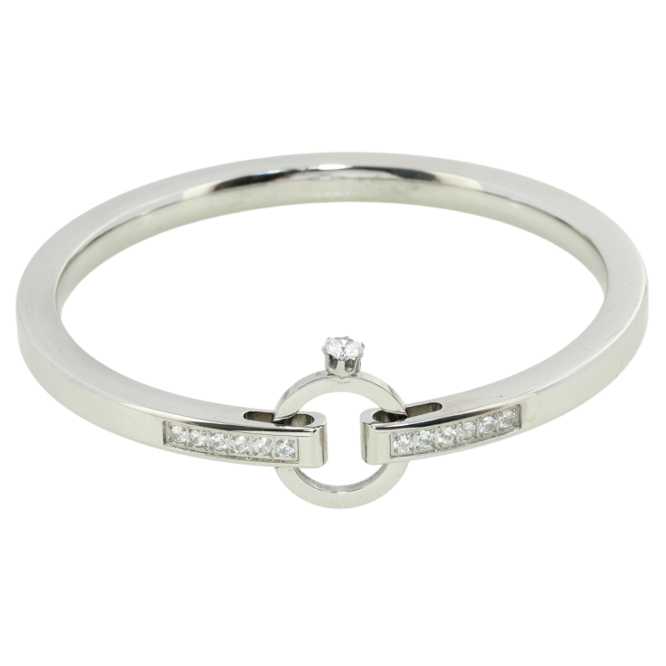 Браслет Xuping ТТМ Stainless Steel цвет Родий Помолвочное кольцо сплошной ø 6см фото №25 Браслет Xuping ТТМ Stainless Steel цвет Родий Помолвочное кольцо сплошной ø 6см фото №25