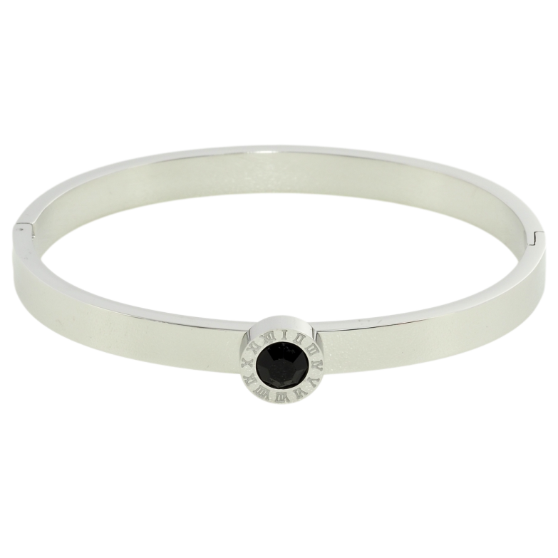 Браслет Xuping ТТМ Stainless Steel колір Родій Циферблат ø 6см фото №1