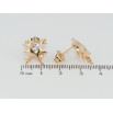 Сережки Xuping Позолота 18K пусети Авангард фото №2