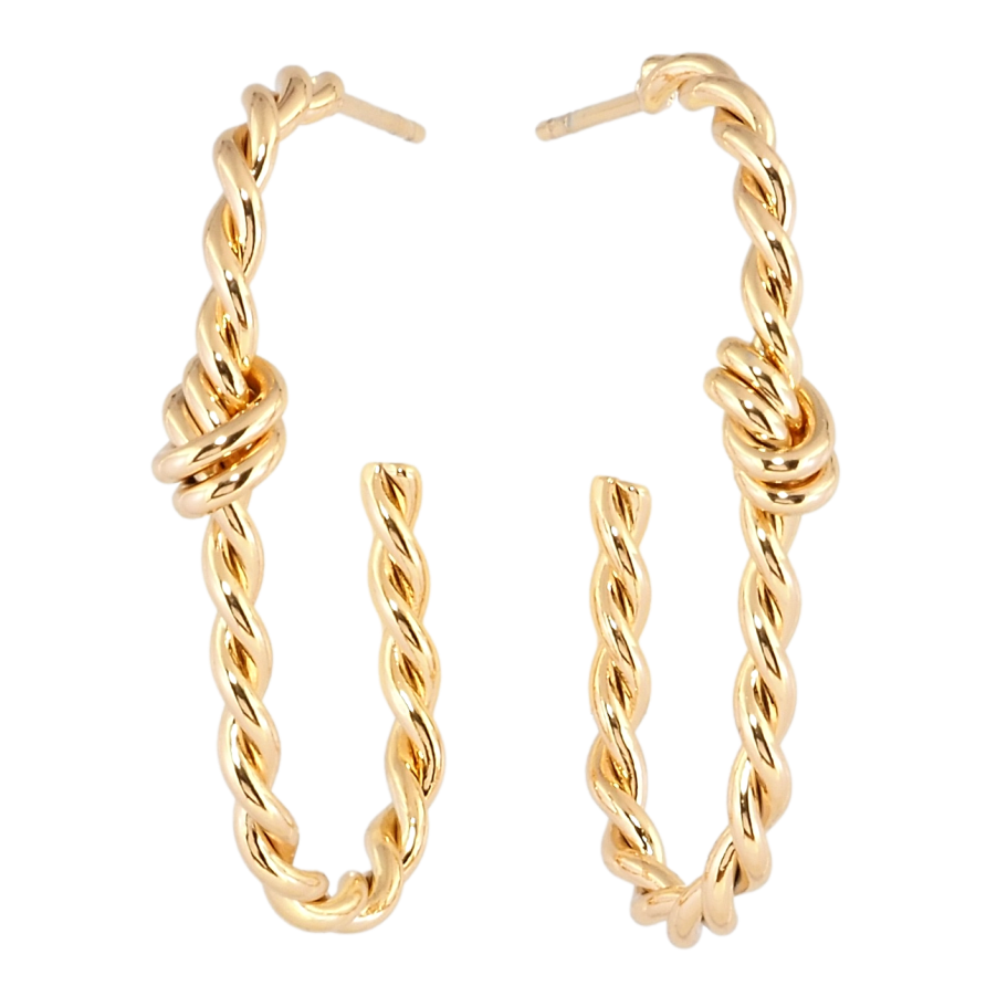 Серьги Xuping Позолота 18K пусеты Декоративные дуги фото №1