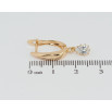 Серьги Xuping Позолота 18K английский замок Подвески кристальные капельки фото №2