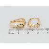 Серьги Xuping Позолота 18K колечки Вставки циркония фото №2 Серьги Xuping Позолота 18K колечки Вставки циркония фото №2
