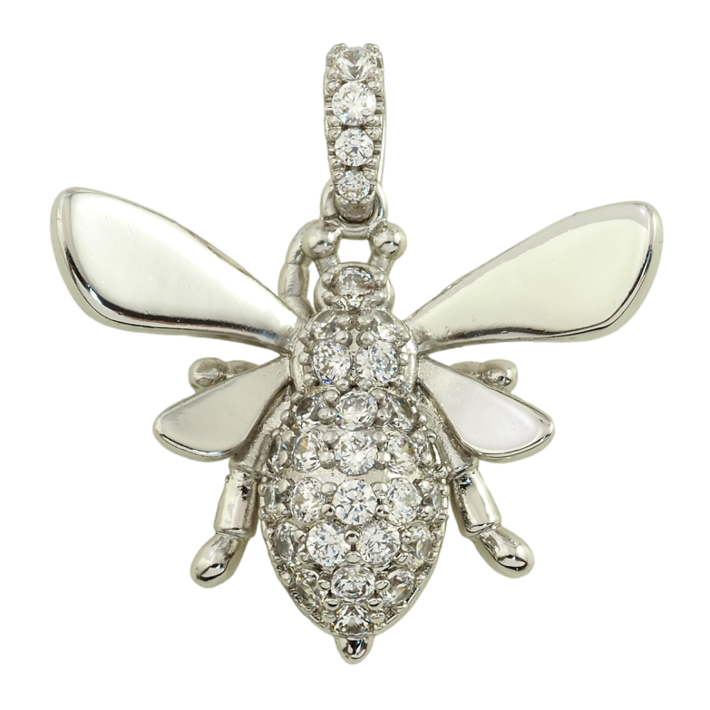 Кулон Xuping Родий Мушка для цепочки до 3мм фото №1