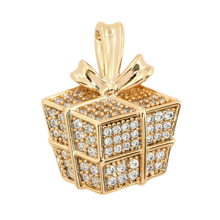 Кулон Xuping Позолота 18K Подарунок інкрустація цирконієм для ланцюжка до 3мм фото №4