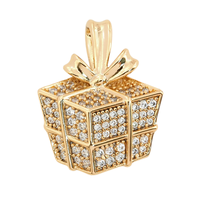 Кулон Xuping Позолота 18K Подарунок інкрустація цирконієм для ланцюжка до 3мм фото №1 Кулон Xuping Позолота 18K Подарунок інкрустація цирконієм для ланцюжка до 3мм фото №1