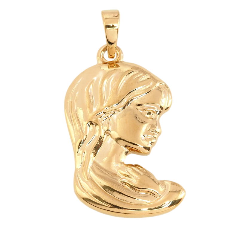 Кулон Xuping Позолота 18K Діва для ланцюжка до 5мм фото №1 Кулон Xuping Позолота 18K Діва для ланцюжка до 5мм фото №1
