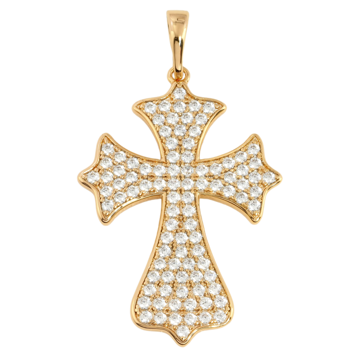 Кулон Xuping Позолота 18K Крест с цирконием для цепочки до 6мм фото №12 Кулон Xuping Позолота 18K Крест с цирконием для цепочки до 6мм фото №12