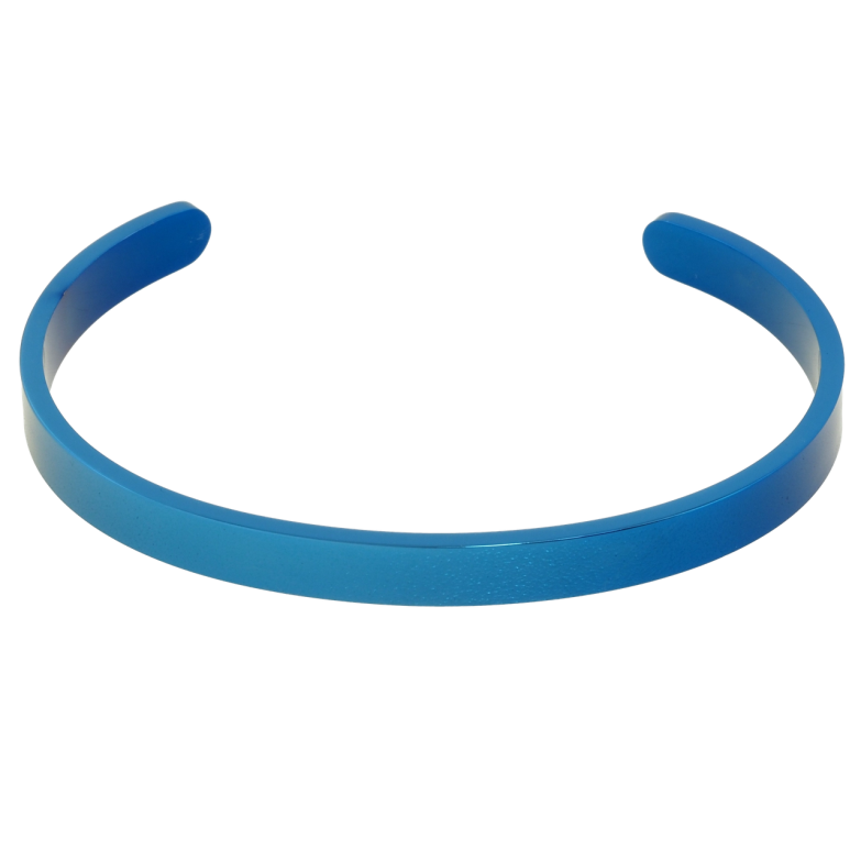 Браслет Xuping ТТМ Stainless Steel колір Blue Класика ø 6см фото №1