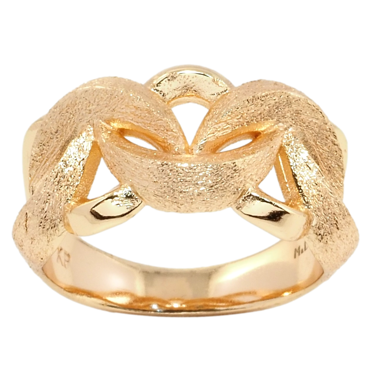 Кольцо Xuping M&L Цвет 18К Декоративный узор с шагренью фото №20