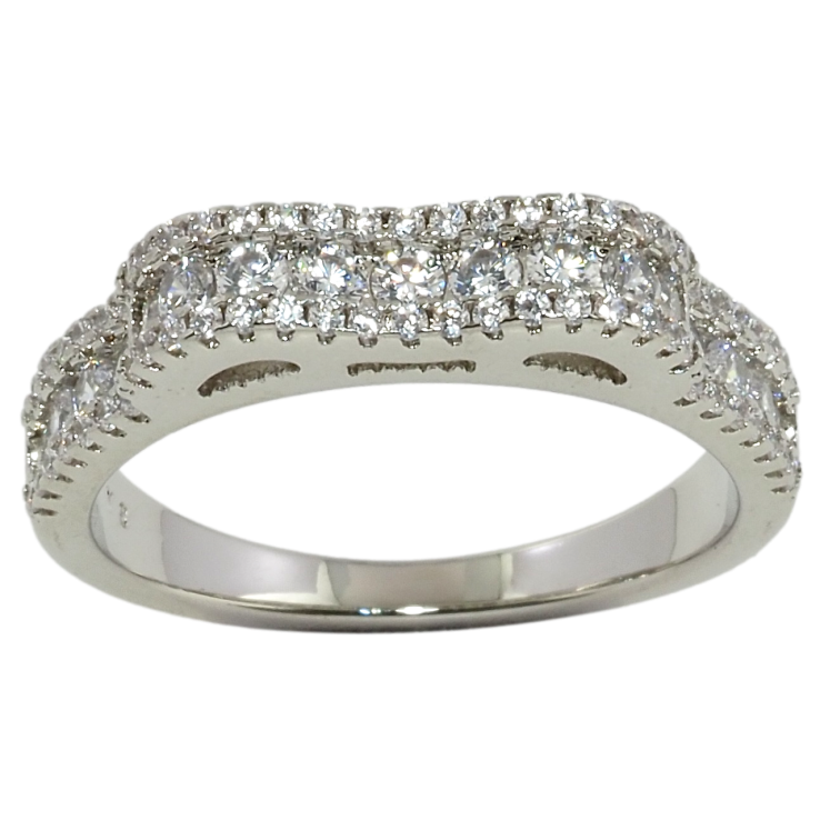 Кольцо Xuping Родий Инкрустация цирконием фото №14 Кольцо Xuping Родий Инкрустация цирконием фото №14