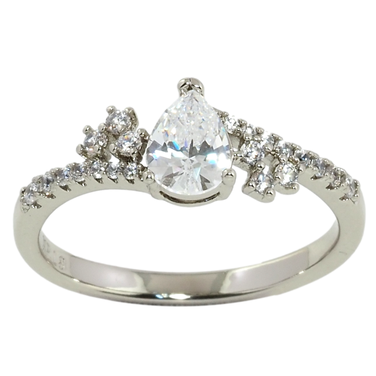 Кольцо Xuping Родий Изящный узор с цирконием фото №24 Кольцо Xuping Родий Изящный узор с цирконием фото №24