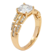 Кольцо Xuping Позолота 18K Узор из циркония с фианитом фото №2