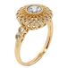 Кольцо Xuping Позолота 18K Декоративный цветок фото №2