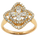 Кольцо Xuping Позолота 18K Цветок инкрустация цирконием фото №1 Кольцо Xuping Позолота 18K Цветок инкрустация цирконием фото №1