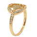 Кольцо Xuping Позолота 18K Декоративный узор с инкрустацией цирконием фото №2