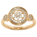 Кольцо Xuping Позолота 18K Круглый узор с цирконием фото №1 Кольцо Xuping Позолота 18K Круглый узор с цирконием фото №1