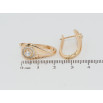 Серьги Xuping Позолота 18K английский замок Инкрустация цирконием фото №2 Серьги Xuping Позолота 18K английский замок Инкрустация цирконием фото №2