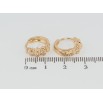 Сережки Xuping Позолота 18K колечка Декоративні фото №2 Сережки Xuping Позолота 18K колечка Декоративні фото №2