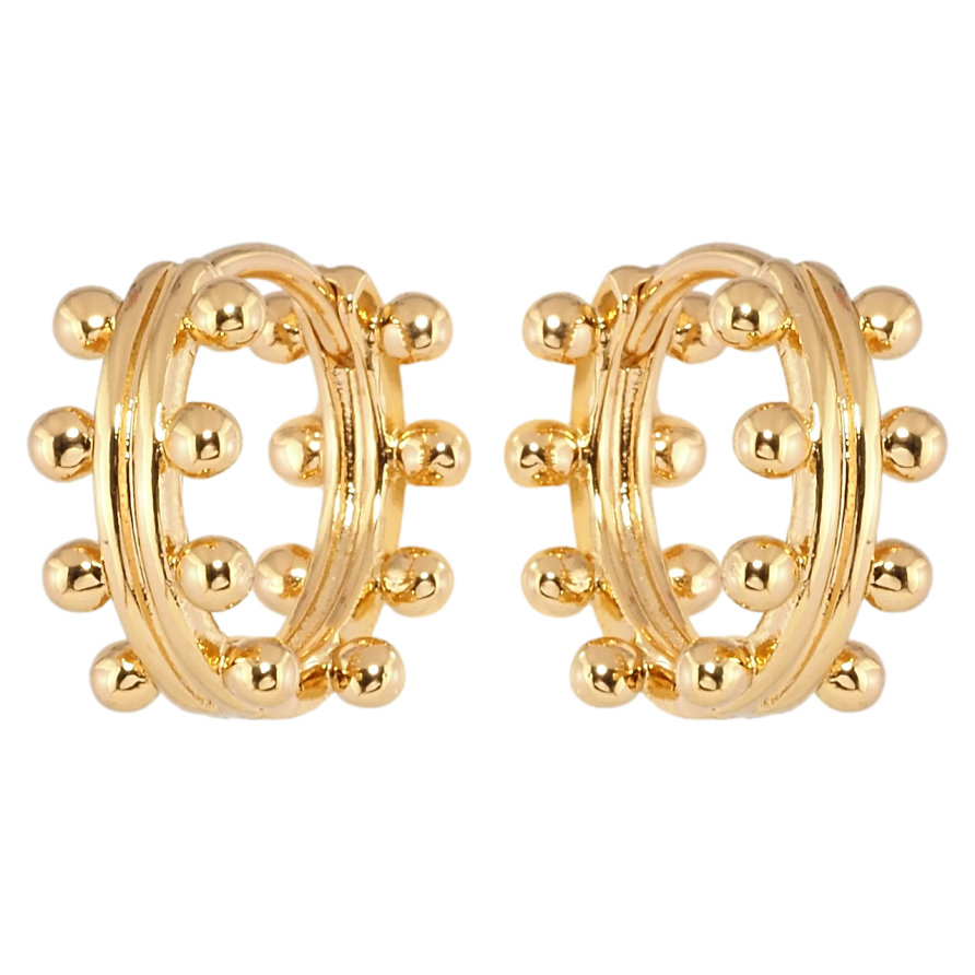 Серьги Xuping Позолота 18K колечки Декоративные фото №1 Серьги Xuping Позолота 18K колечки Декоративные фото №1