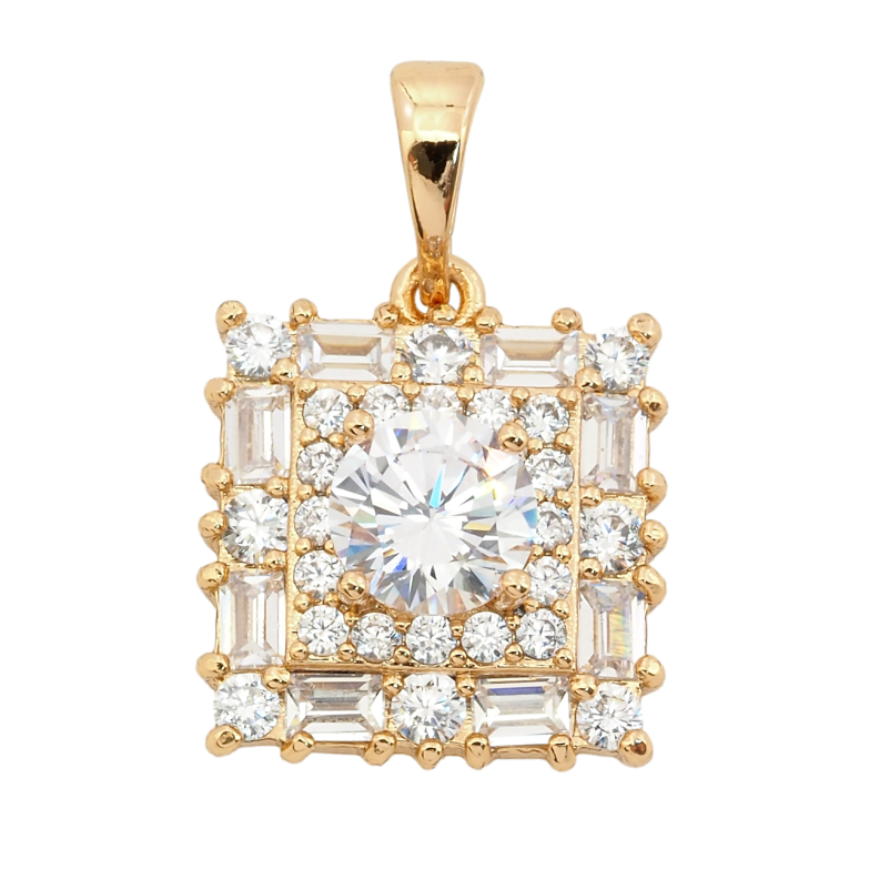 Кулон Xuping Позолота 18K Інкрустація цирконієм для ланцюжка до 5мм фото №1