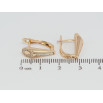 Серьги Xuping Позолота 18K английский замок Узор цирконием фото №2