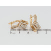 Серьги Xuping Позолота 18K английский замок Инкрустация цирконием фото №2