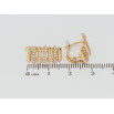 Серьги Xuping Позолота 18K английский замок Узор с дорожками циркония фото №2 Серьги Xuping Позолота 18K английский замок Узор с дорожками циркония фото №2