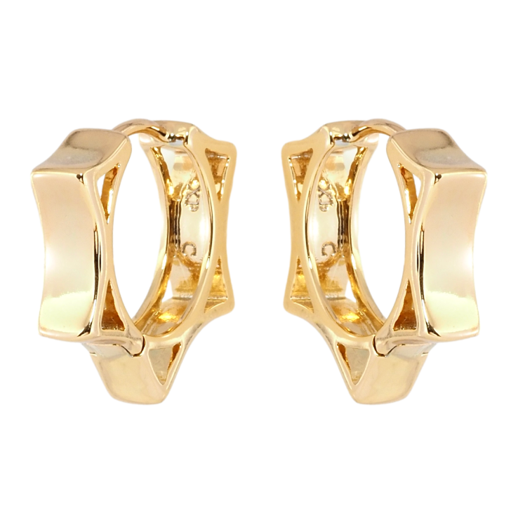 Сережки Xuping Позолота 18K колечка Фігурні фото №9 Сережки Xuping Позолота 18K колечка Фігурні фото №9