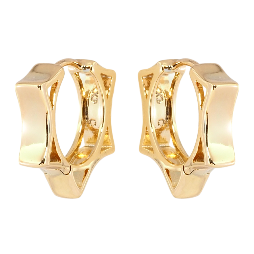 Сережки Xuping Позолота 18K колечка Фігурні фото №1