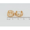 Серьги Xuping Позолота 18K колечки Декоративный резной орнамент фото №2 Серьги Xuping Позолота 18K колечки Декоративный резной орнамент фото №2