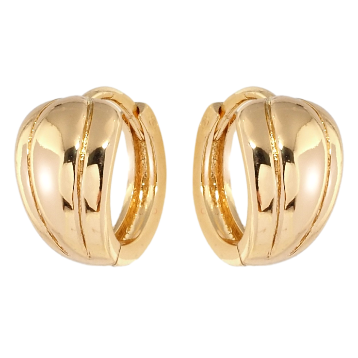 Серьги Xuping Позолота 18K колечки Фигурные фото №5 Серьги Xuping Позолота 18K колечки Фигурные фото №5