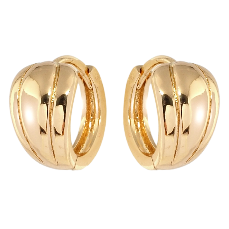 Серьги Xuping Позолота 18K колечки Фигурные фото №1