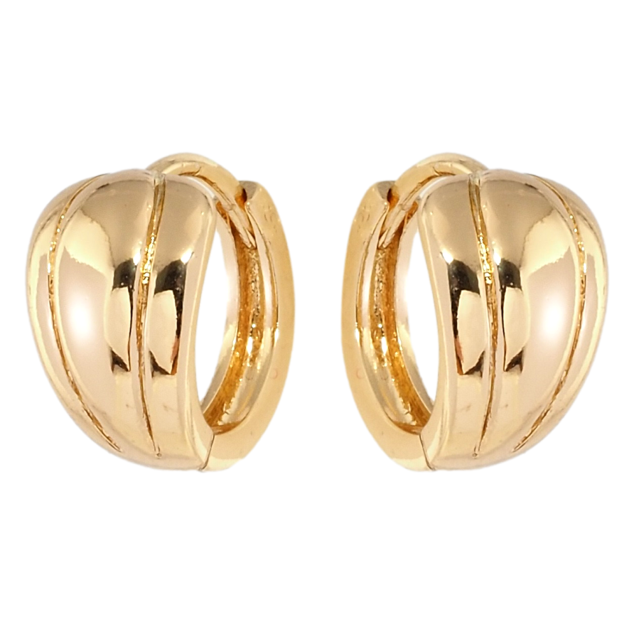 Серьги Xuping Позолота 18K колечки Фигурные фото №1