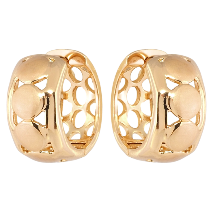 Сережки Xuping Позолота 18K колечка Дорожка кіл із золотистою емаллю фото №22 Сережки Xuping Позолота 18K колечка Дорожка кіл із золотистою емаллю фото №22