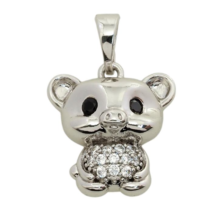Кулон детский Xuping Родий Мышонок для цепочки до 5мм фото №19