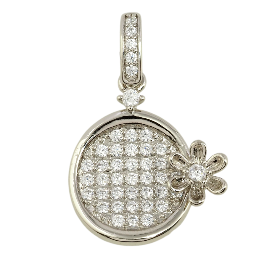 Кулон Xuping Родий Инкрустация цирконием для цепочки до 4мм фото №1 Кулон Xuping Родий Инкрустация цирконием для цепочки до 4мм фото №1