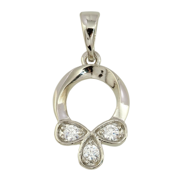 Кулон Xuping Родій Декоративна підвіска з цирконієм для ланцюжка до 4мм фото №15