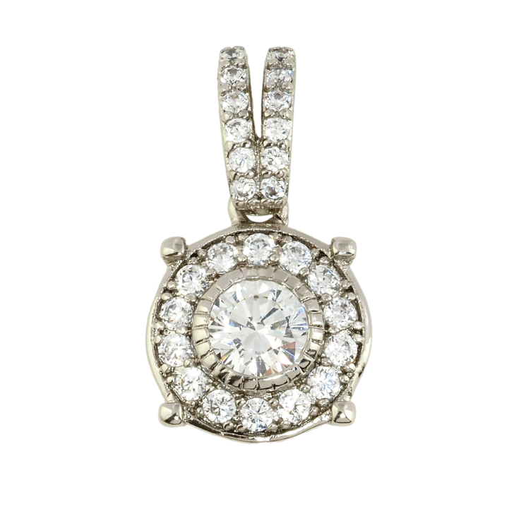 Кулон Xuping Родій Інкрустація цирконієм для ланцюжка до 5мм фото №3