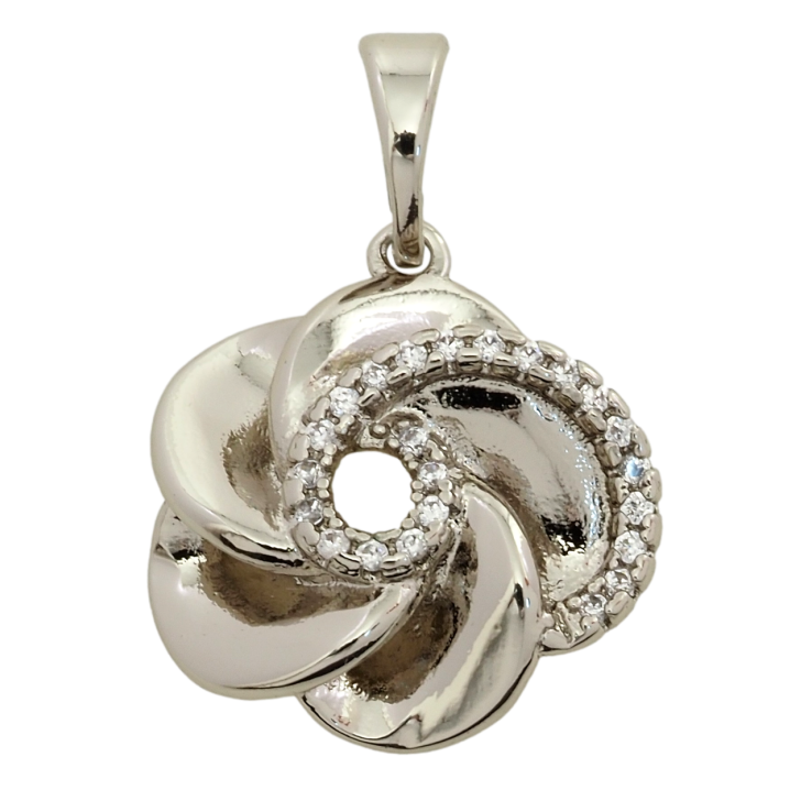 Кулон Xuping Родій Квіточка для ланцюжка до 5мм фото №14