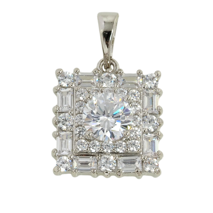 Кулон Xuping Родій Інкрустація цирконієм для ланцюжка до 5мм фото №2