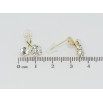 Сережки Xuping QQMM Позолота 14K пусети Петелі з кристалами фото №2 Сережки Xuping QQMM Позолота 14K пусети Петелі з кристалами фото №2