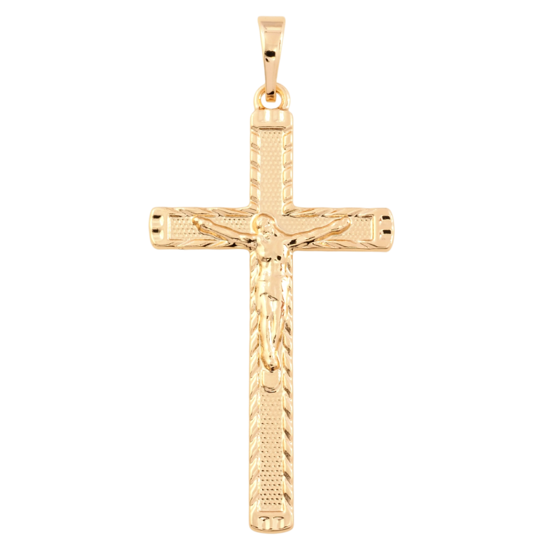 Кулон Xuping Позолота 18K Крест с Распятием для цепочки до 6мм фото №1 Кулон Xuping Позолота 18K Крест с Распятием для цепочки до 6мм фото №1