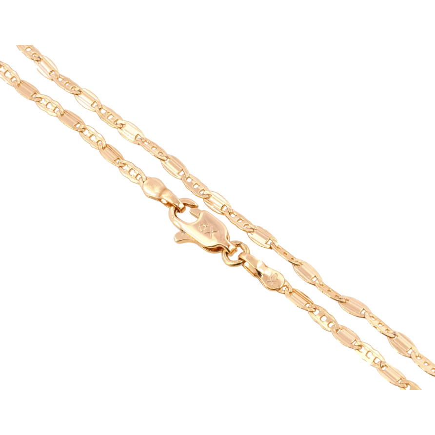 Цепочка Xuping Позолота 18K Плетение Морская Цепь длина 43см х 2мм фото №1