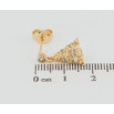 Серьги Xuping Позолота 18K пусеты Эйфелева башня с цирконием фото №2