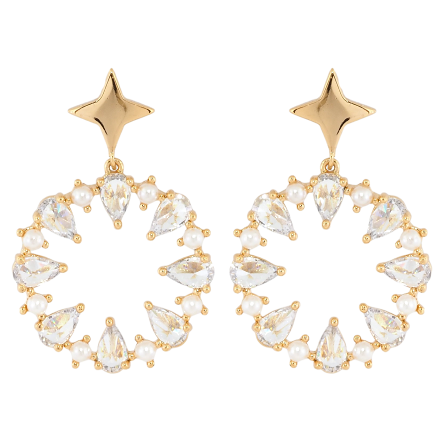 Сережки Xuping Позолота 18K пусети Дівочі мрії фото №1 Сережки Xuping Позолота 18K пусети Дівочі мрії фото №1